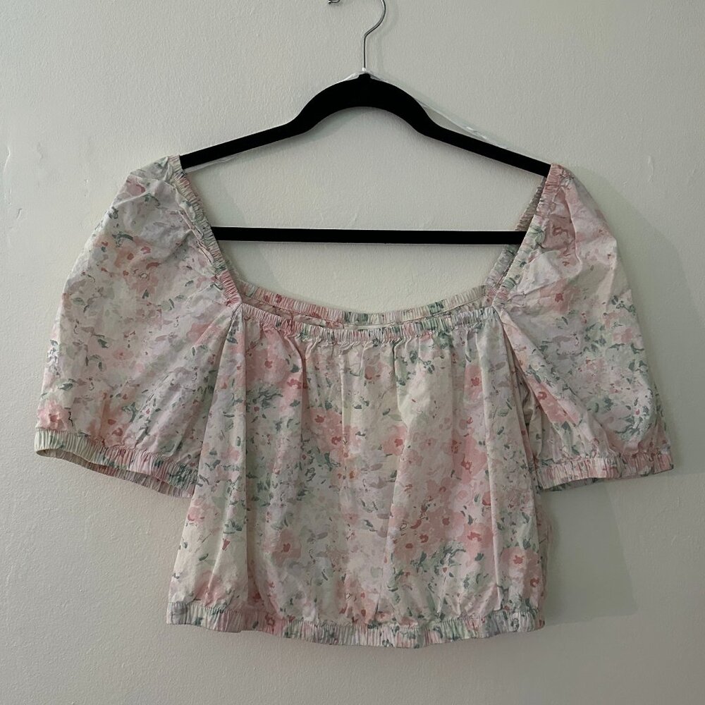 Cotton Floral Blouse